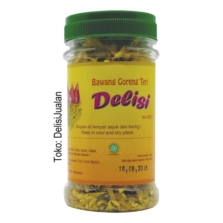 

Gdh Bawang Goreng Teri DELISI 65 gr - Halal - Fried Shallot with Anchovy