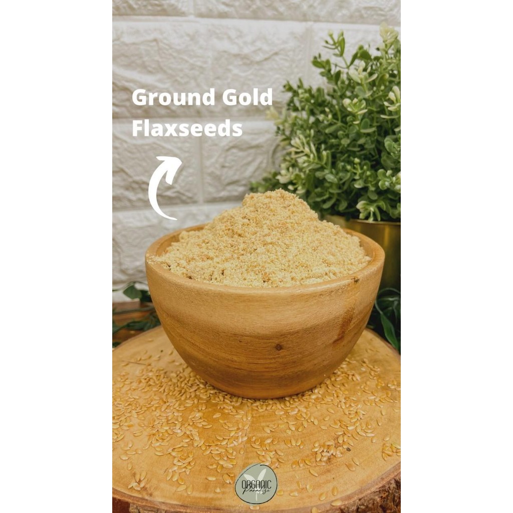 

Gdh Golden Flaxseed Bubuk 500 gr / Ground Golden Flaxseed 500 gr