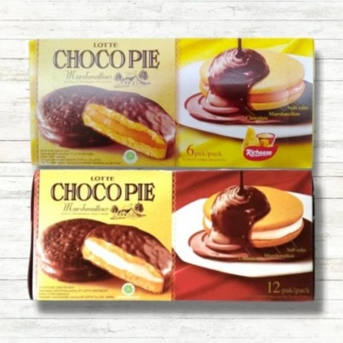 

Ger Lotte Choco Pie Marshmallow All Varian Box (isi 12 Pcs)