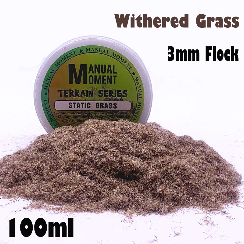 Miniature Scene Model Sand Table Withered Grass Turf Flock Lawn Nylon Grass Powder STATIC GRASS 3MM 