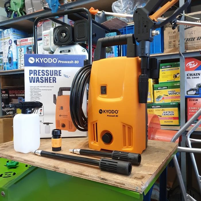 NEW MESIN DOORSMEER KYODO PRESSURE WASHER JET CLEANER KYODO PROWASH 80