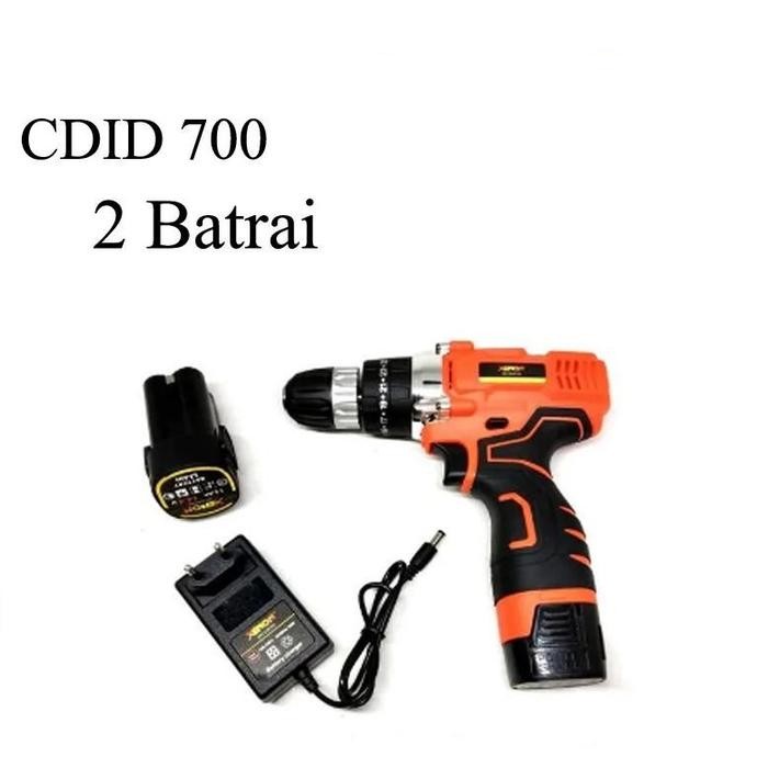 Xenon Cdid700 Mesin Bor Baterai 14V Impact Drill Cordless / Cdid-707