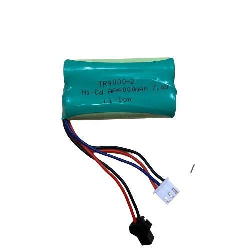 Baterai Rc Mobil Remot 7.4V 4000Mah Li-Ion Mn / Mn Battery D90 D99 Gratisongkir