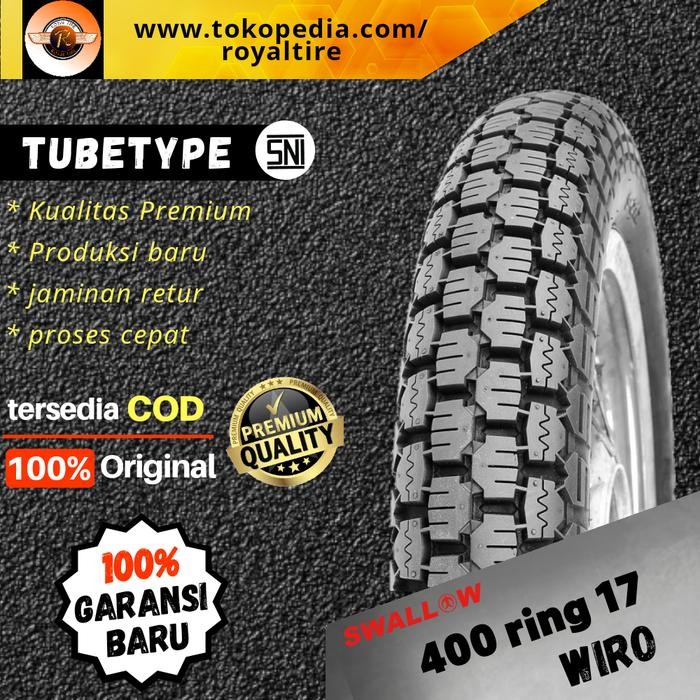 Ban Luar Motor Swallow 400 Ring 17 Kawasaki W175 Japstyle Wiro S-212 Termurah
