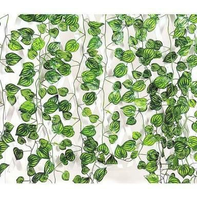 Tanaman daun rambat semangka plastik hiasan cafe gedung rumah murah