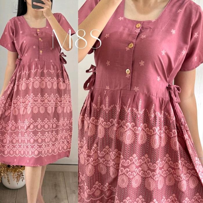 LD 115 GROSIR DASTER SOMILA.ID TERBARU BUSUI CHIBI PT SERUT HOME DRESS BATIK RAYON