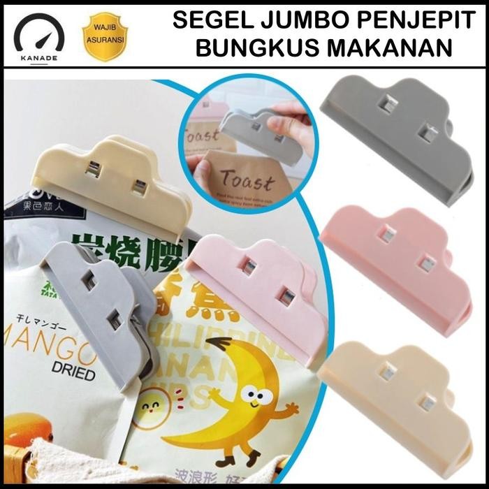 

Segel Jumbo Penjepit Bungkus Makanan Klip Jepit Kemasan Jajanan Ringan Penjepit Bungkusan Cemilan