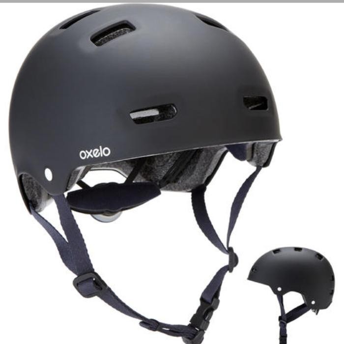 Helm oxelo inline skate skateboarding skuter helm sepeda helm bmx