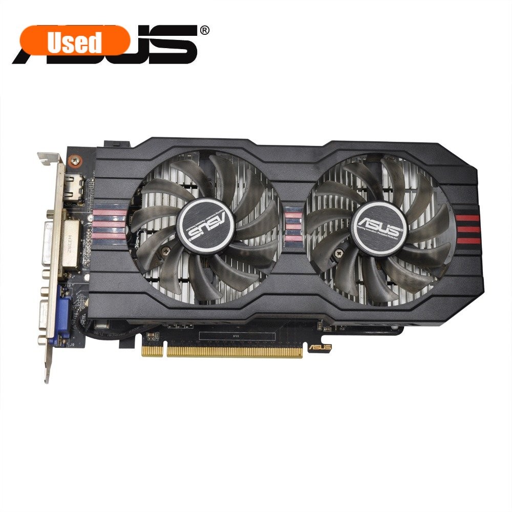 ,original ASUS GTX650TI GPU graphics card 1GB GDDR5 128BIT VGA Card gaming Stronger than GT630