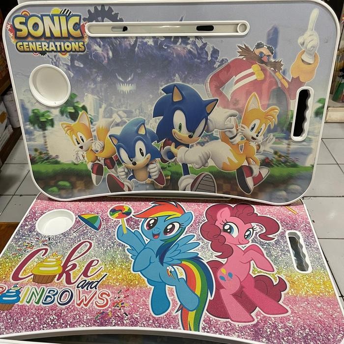 MEJA BELAJAR BESAR KARAKTER KAKI BESI MEJA BELAJAR LIPAT