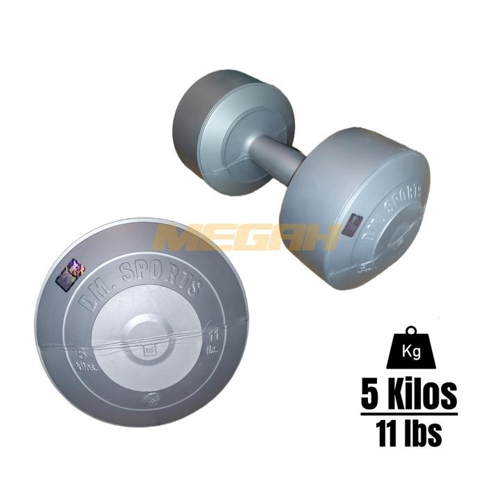 Stamina Dumbell / Barbel Dumbel Plastik 5Kg / Dumbell Plastik 5 Kg