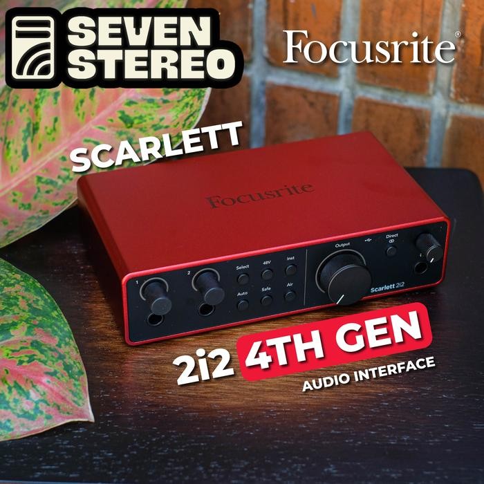 Focusrite Scarlett 2i2 3rd Gen USB Audio Interface - Soundcard Recordi