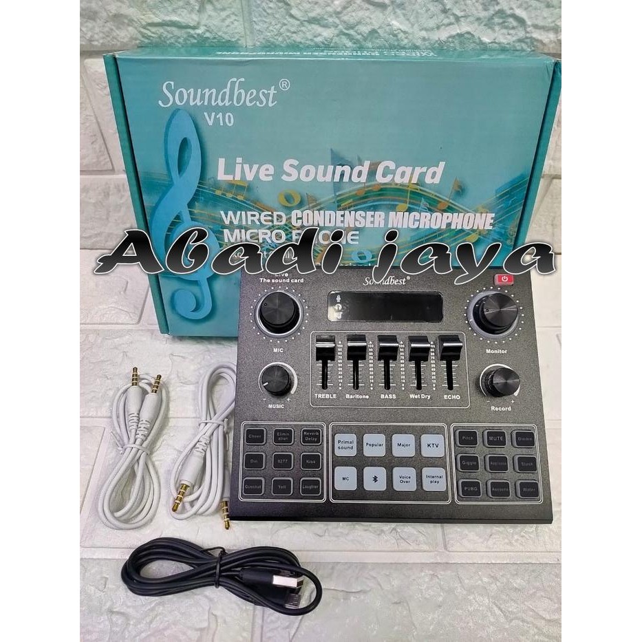 Soundcard Sound V 10 V10 Bluetooth Streaming Interfa