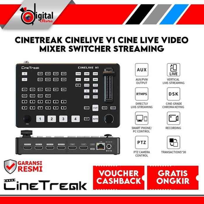 Cinetreak Cine V1 Cine Video Mixer Switcher Streaming