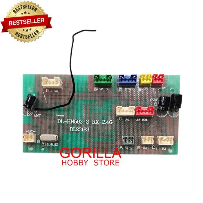 receiver board HUINA 1593 rc exacavator alat berat