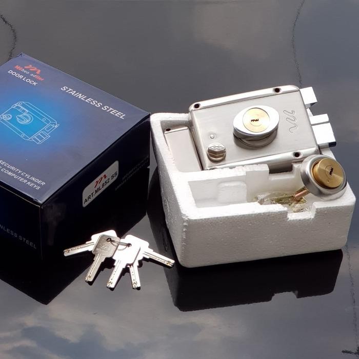 Kunci Pintu Otomatis Set/ Kunci Pintu Besi Set/ Kunci Pintu Segi