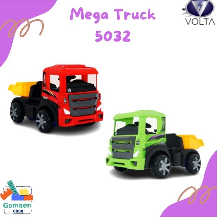 Mainan Anak Mobil Aki Truck Pasir - Mega Truck - VOLTA 5032 - Maenan