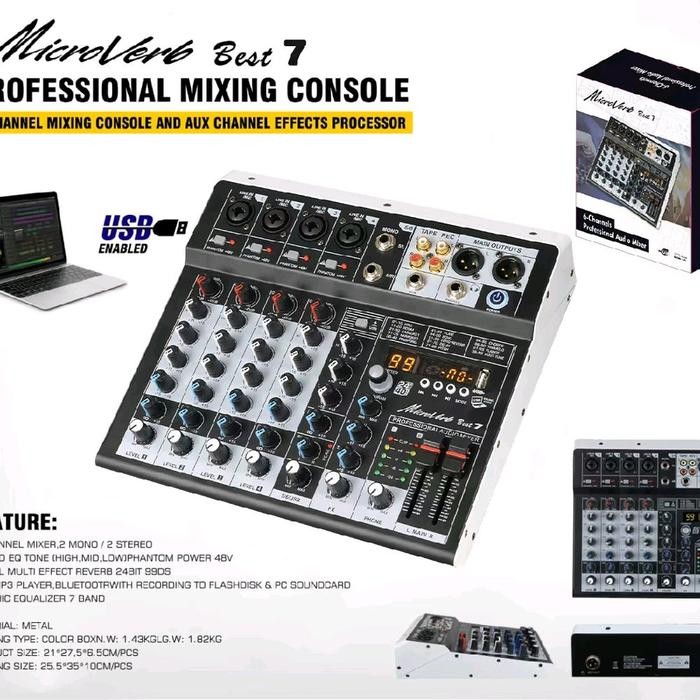 MIXER AUDUO 7/ 7 6CH GINIAL DSP99