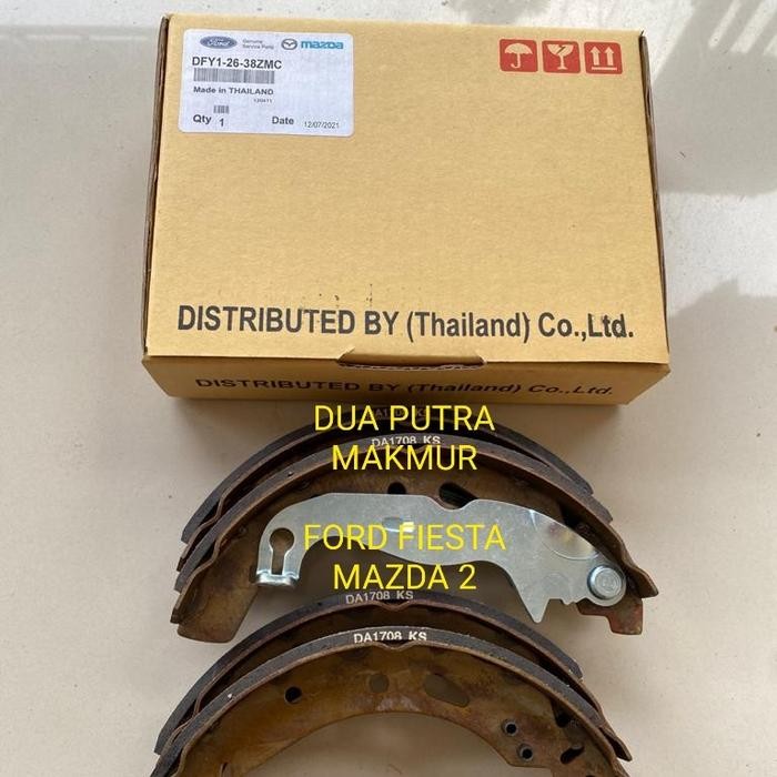 Kampas Rem Belakang Ford Fiesta Mazda 2 Brake Shoe Ford Fiesta Mazda 2