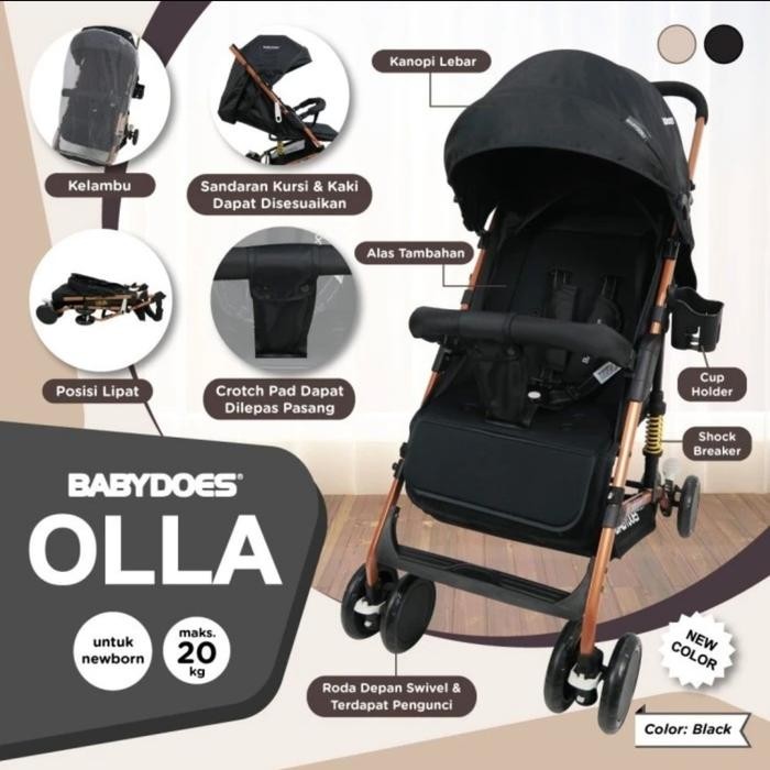 Stroller Bayi Babydoes Hola / Kereta Bayi Babydoes Murah