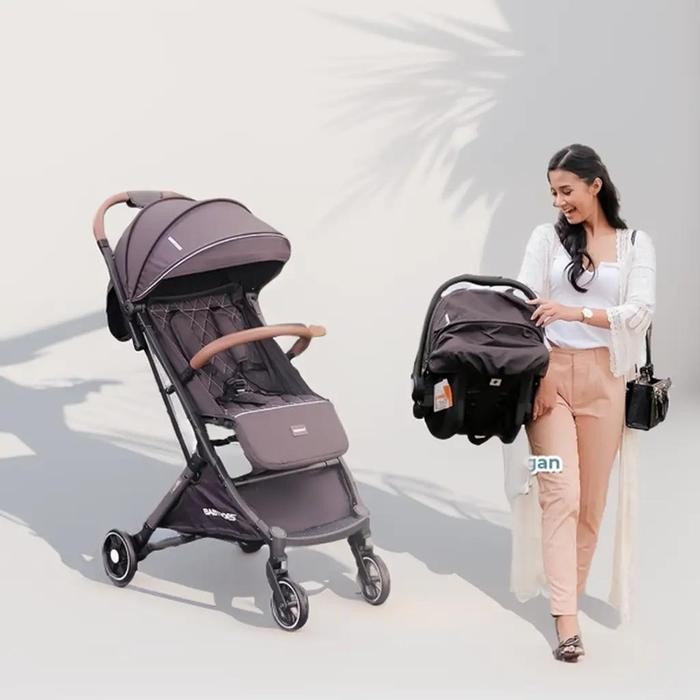Kereta Dorong Anak Babydoes 2249 Driver+Ts compact stroller Plus Carseat BABYDOES kursi roda Bayi