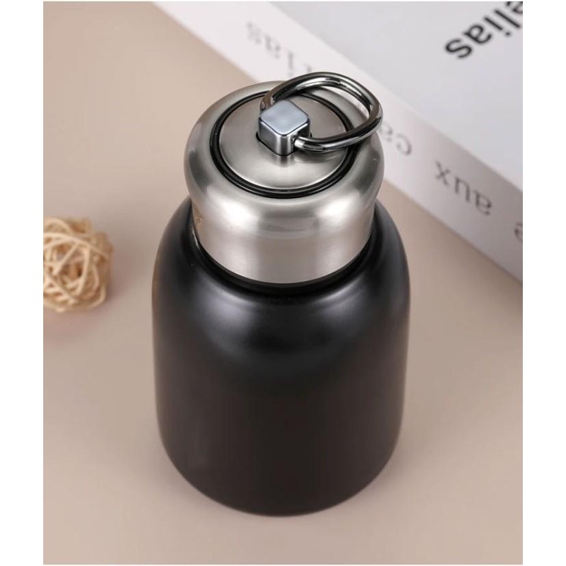 Botol Minum Termos Air Panas Dingin Insulation Bottle 280ml - XPD300 - Black Gelas Kopi Teh Mini