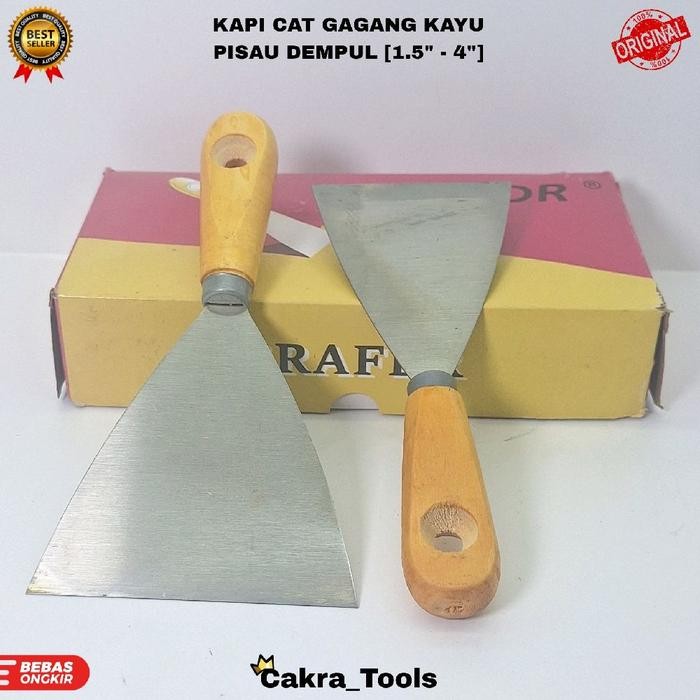 Kapi Cat ng Kayu Pisau Dempul Scraper [1.5" - 4"] *