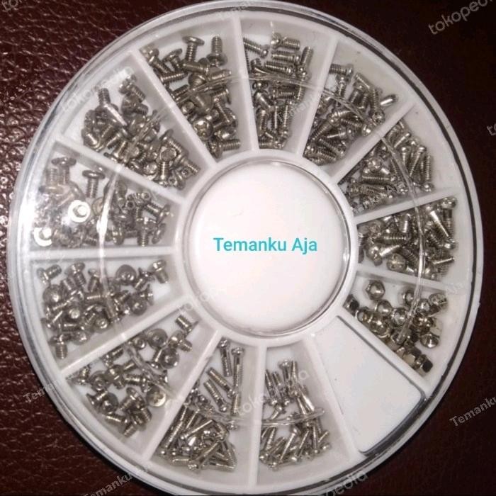 Baut sekrup mur mikro kecil servis reparasi jam kacamata 250 pcs *
