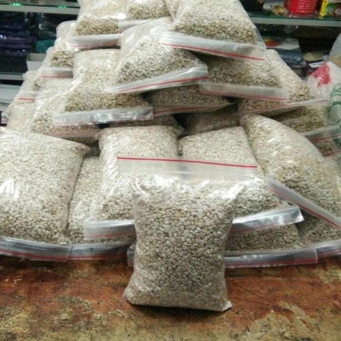 BATU KERIKIL PUTIH NATURAL ALAMI HIAS POT TANAMAN TAMAN AKUARIUM *