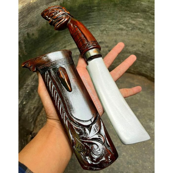Pisau Mini Model Gocil Golok Cilik Baja Per Jeep Super Cepot Wayang *