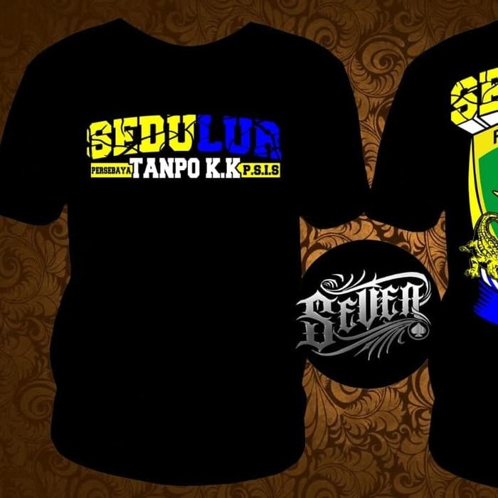 KAOS TSHIRT PERSEBAYA PSIS SEDULUR SABLON PLASTISOL *