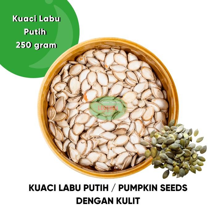 

ASLI Kuaci Putih Biji Labu HSIANG YANG Impor 250 Gr Gram White Pumpkin Seed Kwaci Bai Gua Zi Guazi