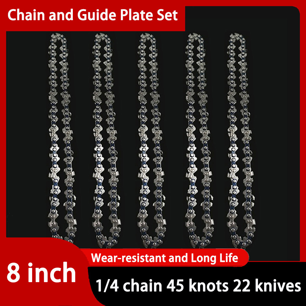 8-Inch Chain Saw Blade Mini Portable Electric Saw Wireless 45 knots 22 knives Chainsaws Mini Battery