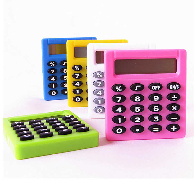 

Boutique Stationery Small Square Personalized Mini Creative Calculator Candy Color School Office