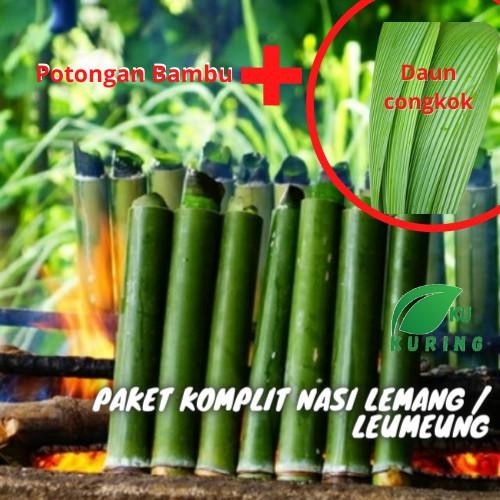 

[Fresh] Batang Bambu Untuk memasak Nasi Lemang (leumeung) Khas Suda Siap Pakai