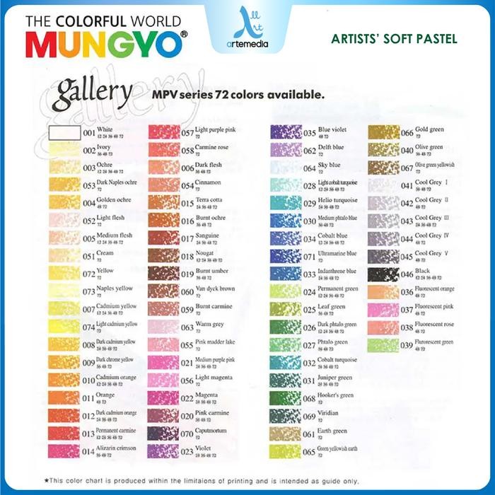 

Mungyo Gallery Artists Soft Pastel Set Crayon Krayon Lembut