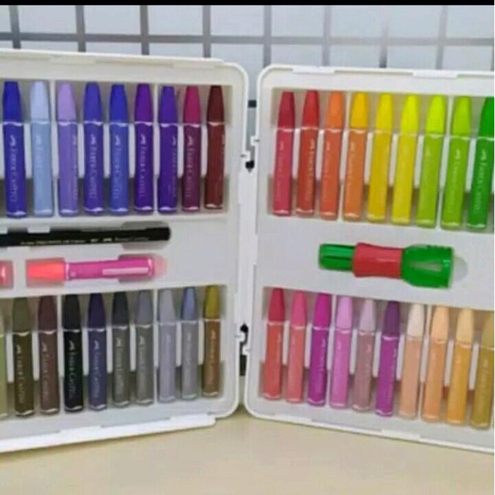 

Krayon Faber Castel 72 Hexagonal Dengan Bonus 4 Sil Dan 2 Stip Warna - Silver, Gold