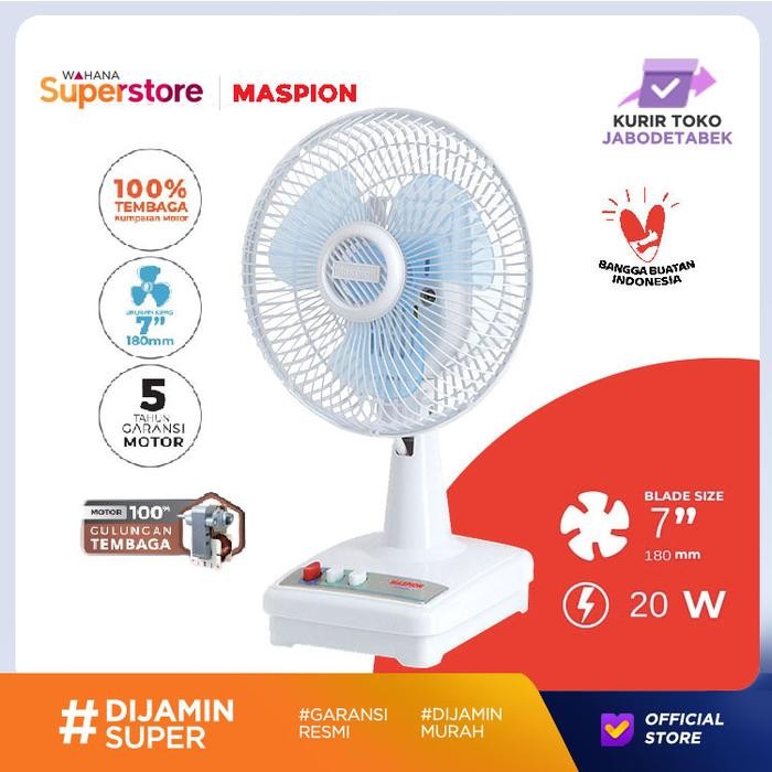 HOT PROMO Maspion Desk Fan 7 Inch - F-18 DA F18DA