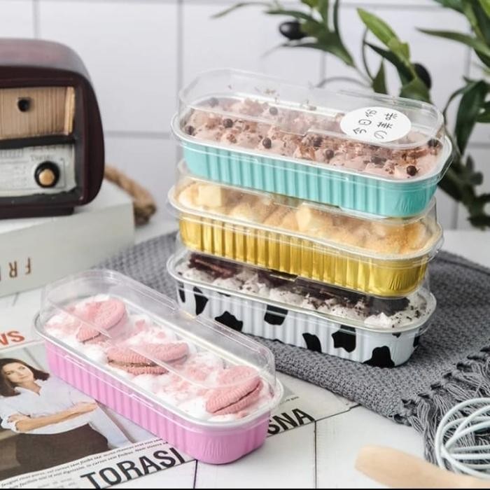 Cup Oval Alumunium foil + Tutup