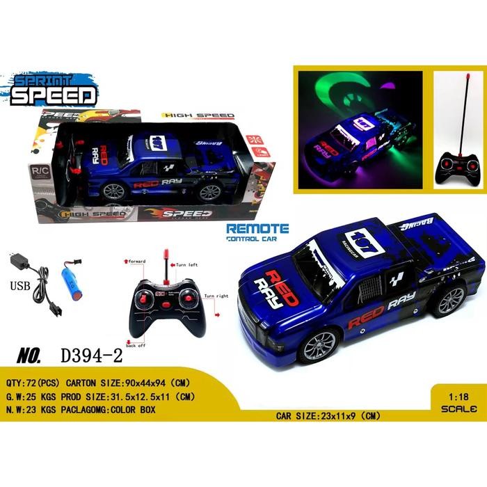 8T 383 Rc Pickup Truck Mainan Anak Rc 4Wd Colorful Skala 1:18 Mainan Anak Rc Speed