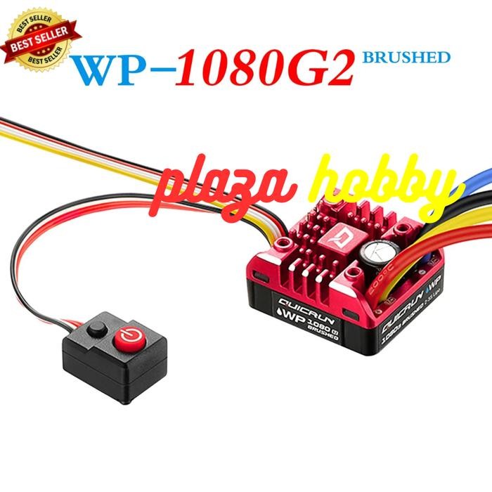 Hobbywing Quicrun Wp 1080 G2 Esc Brushed 80A Rc Crawler1:101:8