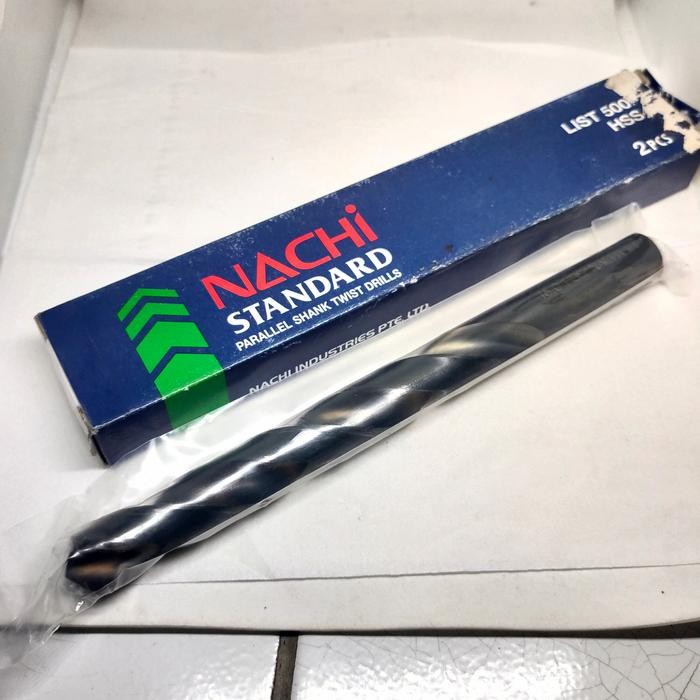 Paling Baik Mata Bor Besi & Stainless 16 Mm Nachi Shank Lurus