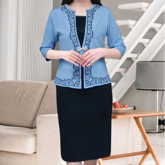JUMBO dress blazer scuba premium impor khusus big size