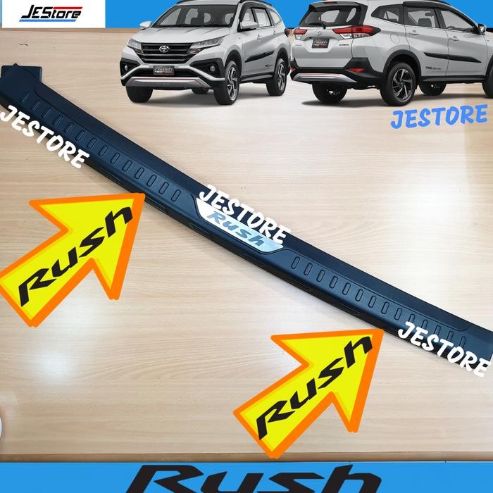 New Rush / Terios Back Bumper Trim List Cover Matte Blk Bumper Plate