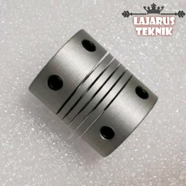 Flexible Coupling Rubber 6.35Mm X 10 Mm Cnc Silver