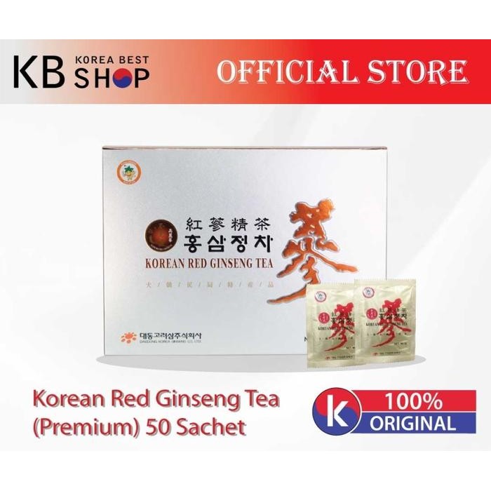 

Korean Red Ginseng Tea (Premium 50 Tea Sachets)
