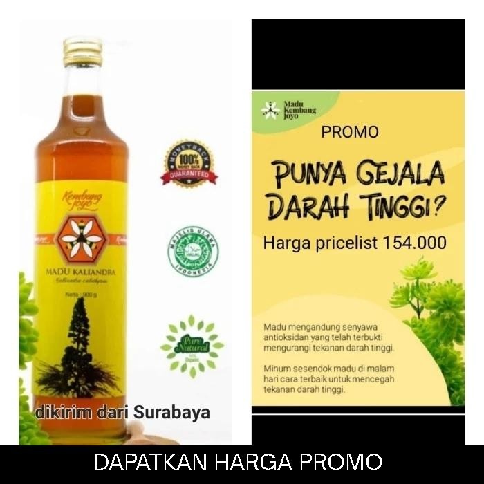 

Sale Promo Honey Madu Kaliandra Murni 100% Kembang Joyo Malang Isi 660Ml/900Gram Raw & Fresh