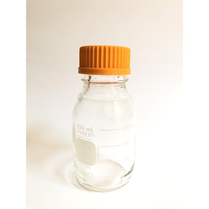 Laboratory Bottle 250 Ml, Corning Pyrex Usa 1395-250.
