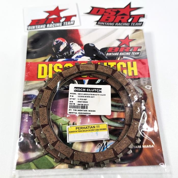 Kampas Kopling Brt Absolute Revo / Blade 110 / Revo Fit