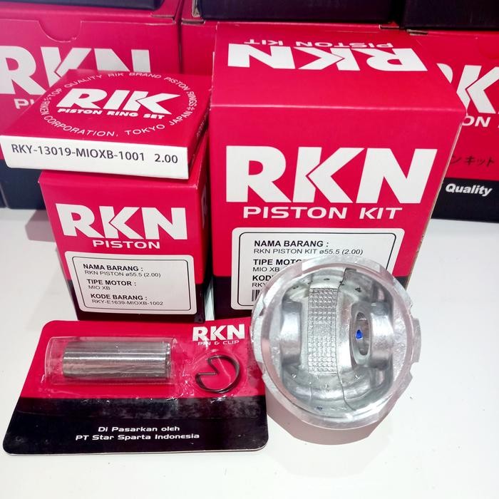 Piston Kit Mio Xb Dome Riken Seher Mio Xb Rkn Jenong 53.5Mm